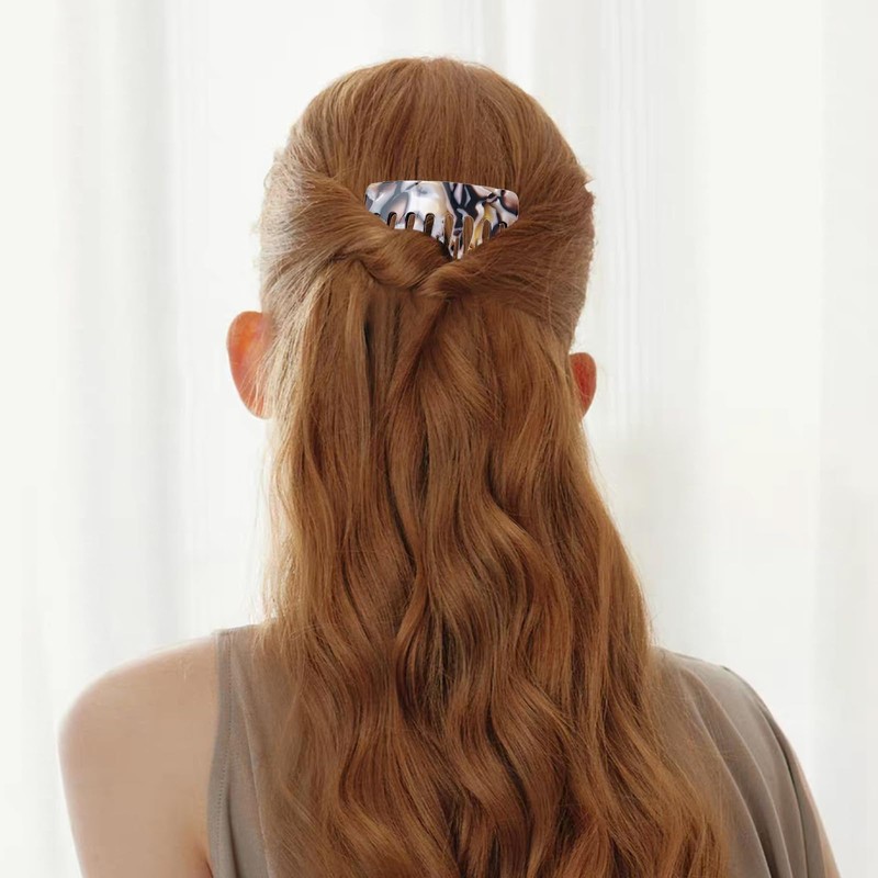 French Hair Side Combs For Women, 6 Pcs Decorative French