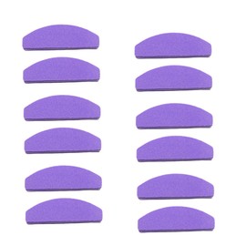 Ipetboom Professional Nail Art Tool 20pcs Sponge Nail Files Mini Half-moon Shape Double-sided Sanding Strip Home Salon Use