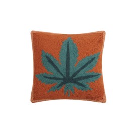 Peking Handicraft 30JBL10C16SQ Mary Jane Hook Pillow, 100% Wool and Cotton