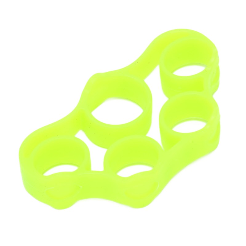 10Pcs Finger Exerciser 6.6LB Green Soft Flexible Silicone Portable Skin