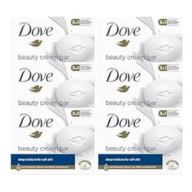/6 bars/Original Dove Beauty Cream Bars | Classic Original Soap for Shower & Bath Cleansing | Normal & Sensitive Skin | pack of 6 Multipack 540g