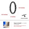 NACH House Numbers for Outside, 5.5 inch Black Address Numbers