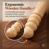 Wooden Leather Edge Burnisher – 14.5cm Grooved Slicker