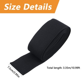 MOROBOR Under Couch Blocker, Adjustable Elastic Strap to Avoid Things Slipping Under Couch and Furniture, Toy Blocker for Under Couch (3" x 11ft), 1 Piece