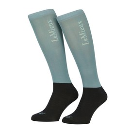 LeMieux My Competition Lagoon Socks (Pack of 2), lagoon blue, Medium