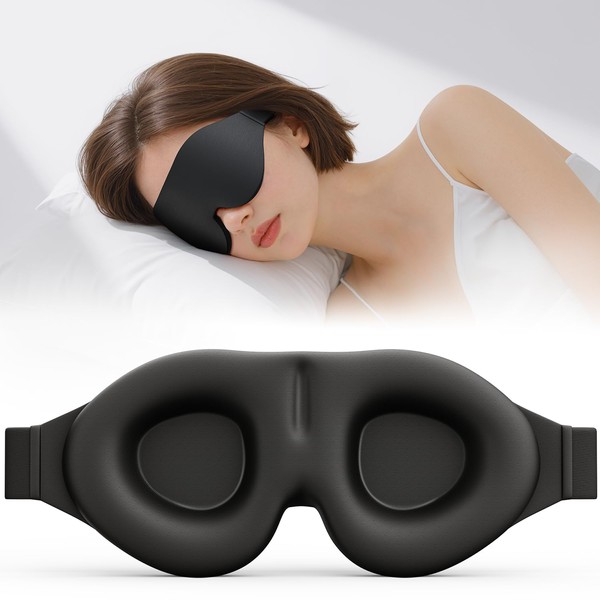 3D Eye Mask Sleep Mask for Men & Women, Pressure-Free