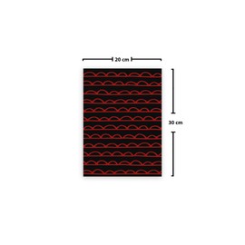 Le Jardin du Lin Printed Cotton Bags with Drawstring, Shopping Bag, Fabric Bag, Fabric Bag, Vegetable Bag, Reusable, Environmentally Friendly, Multipurpose, Foldable, Size: 20 x 30 cm