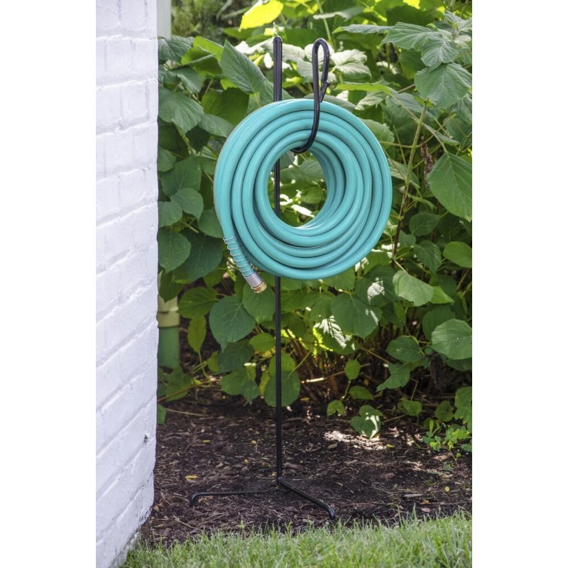 Gardien 100' In Ground Garden Water Hose Hanger w/ Step