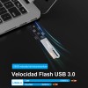 Kit 2 Memoria Usb 3.0 U311 128gb Alta Velocidad Plateado
