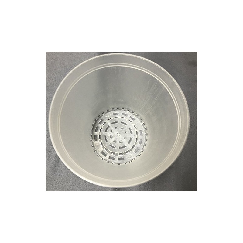 Translucent Plastic Pot, 4.7 inches (12 cm), 10 Pieces