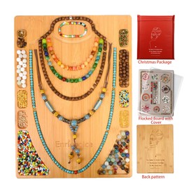 Enrichoice Bamboo Combo Beading Board for Necklace Design Board Jewelry Design Beading Mats
