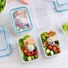 Snapware Total Solution 5-Pack (3-Cup) Plastic Food Storage Containers Set,
