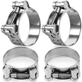 Joint Bolt Clamp Stainless Steel 48-51 mm Joint Bolt Clamp Hose Clamps Clamping Jaw Clamps Motorcycle Exhaust Clamps Joint Bolt Clamp Stainless Steel 304 (48-51 mm)