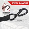 MOTO4U Auto Retractable Ratchet Straps 2-Pack | 1” x 10ft