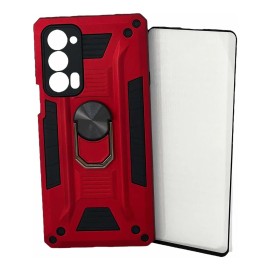 Funda Moto Edge 20 / Edge20 Case + Cristal Protector Rudo Ho