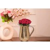 BOLD & DIVINE 2 Liter Copper Pitcher, Hand Hammered, Classic,