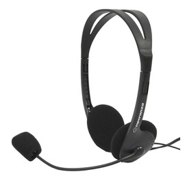 ESPERANZA Stereo Headset with microphone and volume control EH102| 2,5m