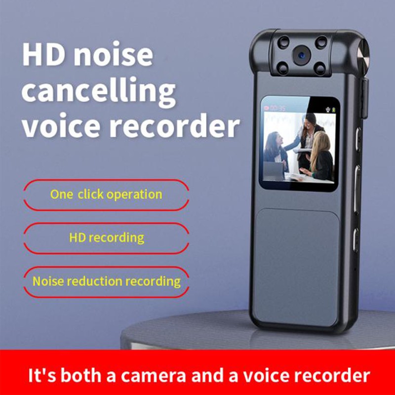 Wearable Camera 120 Degrees Rotatable Lens Portable Video Recorder Law