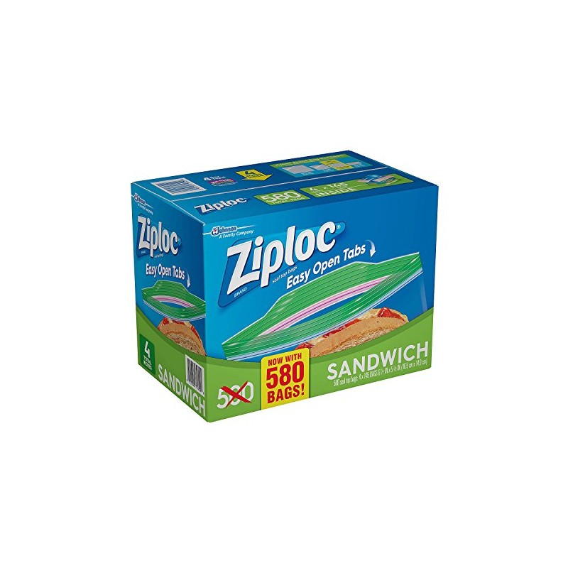 Ziploc Sandwich Bag 4-Pack (145 Count)