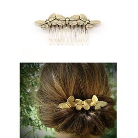 Retro Bridal Flower Side Hair Clips Hair Clip Comb Decorative Flower Bridal Headpiece Wedding Accessories Hairpin Rhinestone Combs