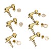 6Pcs Full Closed Guitar Tuning Key Accurate Fast Operation Stable