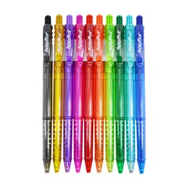 Color Ballpoint Pen, 10 Colors, Retractable