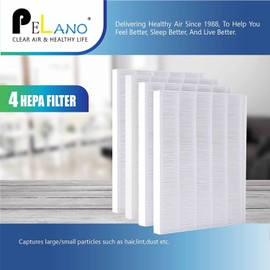 4Pack C545 HEPA Replacement Filter Compatible for Winix C545, Hepa Filter S, Part Number 1712-0096-00 and 2522-0058-00