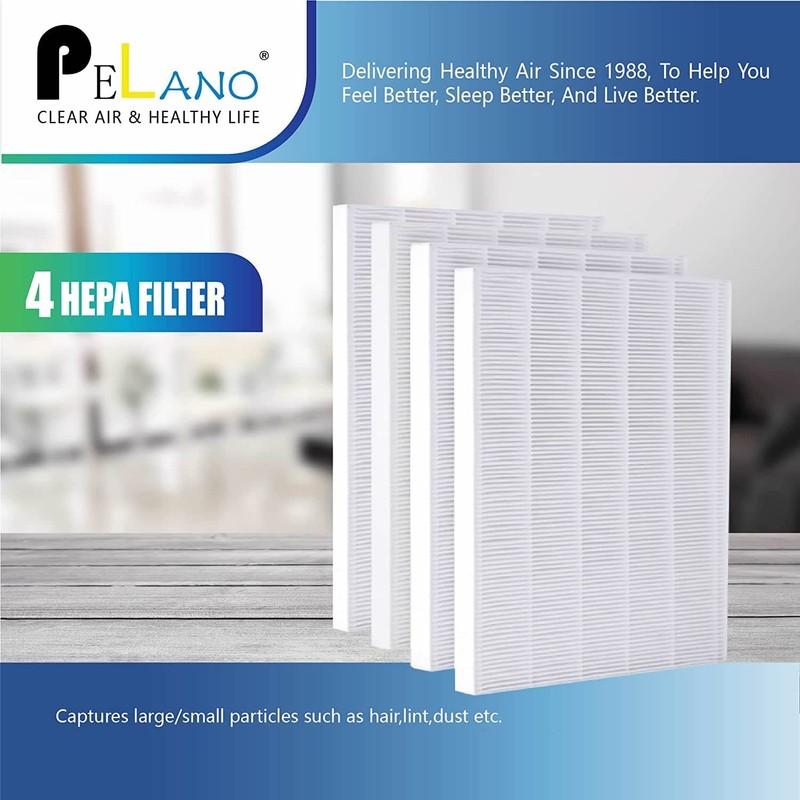 4Pack C545 HEPA Replacement Filter Compatible for Winix C545, Hepa