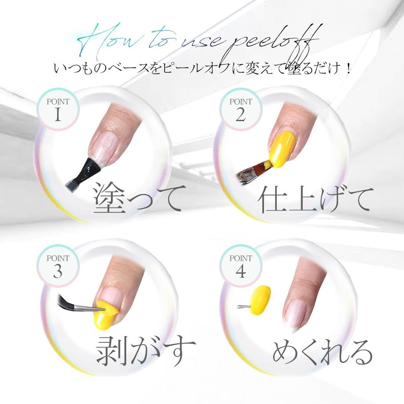 Sir. Peel Off Base Gel 10ml Peel Off Gel Nail