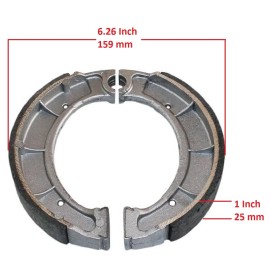 H&H Bros 3 Front Rear Brake pad Shoe Spring for Yamaha Bear Tracker 250 YFM250X 2001-2004