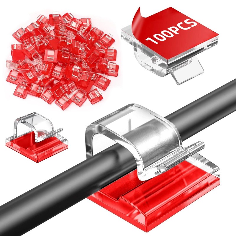 Organizador de Cables con Clips Adhesivos-kit