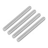 sourcing map 4Pcs Fully Threaded Rod, M6 x 60mm 304