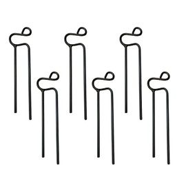 Erva Hose Guides - Set of 6 - Heavy Duty Steel Hose Stakes - Made in USA