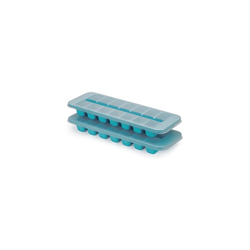 Joseph Joseph Flow - Easy-fill Ice-cube Tray with Lid, Stackable,
