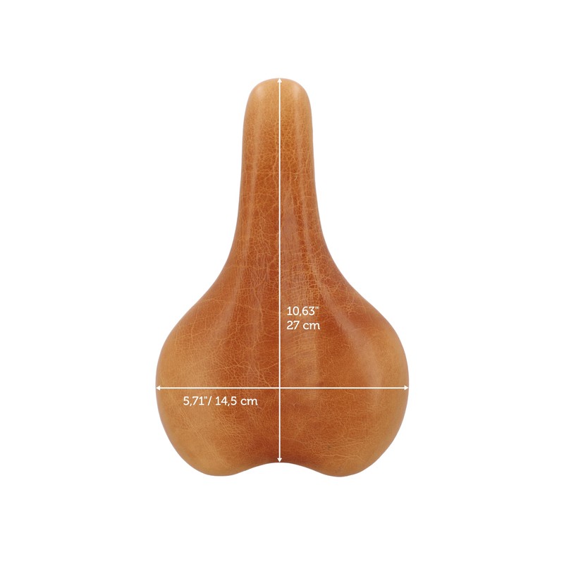 Gusti Regina S. Genuine Leather Bicycle Saddle Leather Saddle for