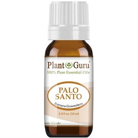 Palo Santo Essential Oil (Holy Wood) 10 ml. 100% Pure Natural Undiluted Therapeutic Grade Bursera Graveolens Extract