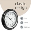 Kiera Grace Wall Clock, 10 Inch, Aster Silver Modern Classic