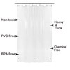 Barossa Design Extra-Long Shower Curtain with 84 inches Height (72x84),PEVA