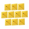 Outanaya 10pcs Flag Holders for Decoration Durable Small Desk Flag