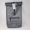 RAINS Rolltop Rucksack RFID Backpack. Waterproof. Black. Travel. MSRP $140
