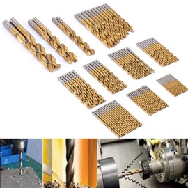 Titanium Coated HSS Drill Bit Set,drill bits for metal rill bit set 99pc Drill Bits Steel High Speed Twist Drill Bit Set 1.5mm - 10mm,drill bit set metric 99,drill bits for Wood Plastic and Aluminum