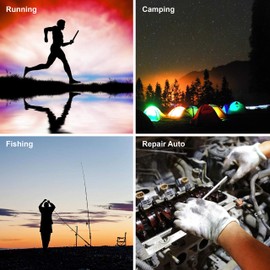 ALPHA HOME 40 LED Closet Light, Portable USB Rechargeable Sport Cupboard Light, Stick on Anywhere Magnetic LED Night Light,White