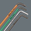 Wera 05022669001 3950/9 Hex-Plus Multicolour Stainless 1 Allen Key Set,