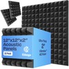Ekkogo 18-Pack Sound Proof Foam Panels for Walls 12X12X2" Acoustic