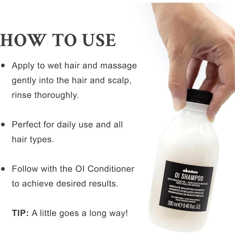Champú OI de Davines.
