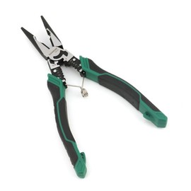 Spring-assisted industrial-strength heavy-duty Needle nose plier