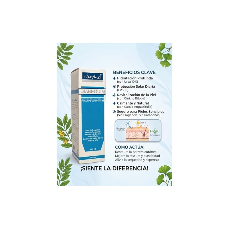CREMA CORPORAL HUMECTANTE,DIABEQUIM