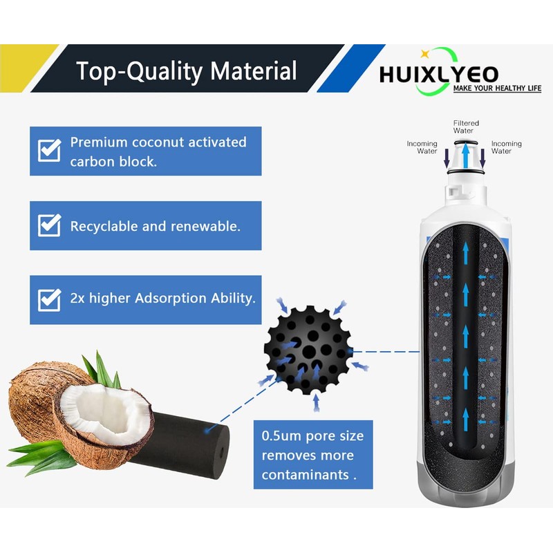 7012333 UC-15 Ice Maker Water Filter, Compatible With Sub 7012333
