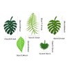 TopHomer Tropical Leaf Banner Hawaiian Party Leaves Garland Summer Beach