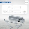 ODC-710A Heavy Duty Surface Rack and Pinion Door Closer with